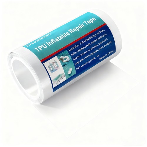 Clear inflatable repair tape - clear,